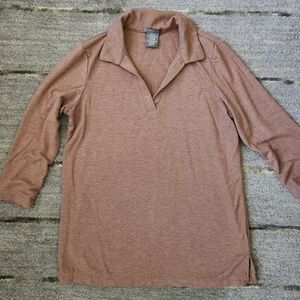 Matty M 3/4 Sleeve Sweater Top